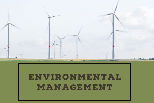 environmental management Implementing an effective Environment Management System is a crucial step towards achieving workplace sustainability.